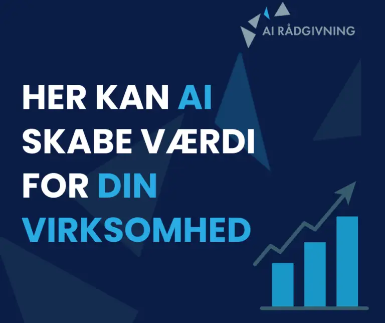 Her kan AI skabe værdi for din virksomhed